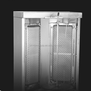 Máquina de Kebab de Gas de Dos Quemadores de Alta Calidad Directo de Fábrica, Mini Parrilla de Shawarma de Acero Inoxidable para Restaurantes y Hoteles - Product Image 4