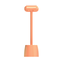 Peigne automatique pour animaux de compagnie pour chats et chiens Outil de toilettage en plastique pour l'épilation Peigne de nettoyage de beauté Produits pour animaux de compagnie