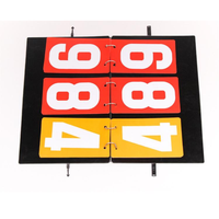 Tableau de score portable à 4 chiffres en PVC imperméable pour divers jeux Volleyball Football Compétition Tableau de score