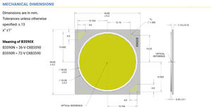 Оригинальный чип <span class=keywords><strong>3590</strong></span> X-lamp <span class=keywords><strong>CXB</strong></span> на борту СВЕТОДИОДНЫЙ 2700K 3000K <span class=keywords><strong>3500K</strong></span> 4000K 5000K 6500K 36V 72V CRI 95/90/80 COB светодиодный Диод CXB3590 DIY - Product Image 4