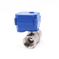 Vanne à boisseau sphérique électrique 2 voies DN20 AC220V, remplacement de solénoïde OEM avec joint EPDM et garantie 1 an