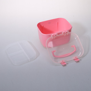 Plastic Makeup <strong>Case</strong> for Girls Cosmetics Storage Box Portable <strong>Sewing</strong> Box with Compartments - Product Image 6
