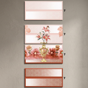 Azulejos de Pared de Cerámica Brillante Vistaar de 300x600 mm, Diseño Floral Brillante de 12x24 Pulgadas para Interiores - Product Image 5
