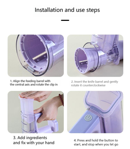 Vente en gros d'appareils de cuisine de haute qualité : Trancheuse et hachoir à viande, Coupe-fruits et légumes sans contact, Machine à purée de salade et d'ail - Product Image 5