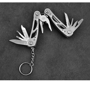 Pequeños alicates multiherramienta Mini alicates portátiles de bolsillo con cuchillo EDC Gadgets para exteriores - Product Image 5