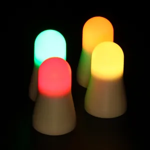 도매 사용자 정의 LED 티 라이트 떨어지는 왁스 디자인 불꽃 양초 배터리 작동 votive 흰색 LED 캔들 티 라이트