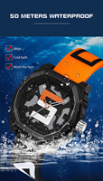 Montre à Quartz Simple étanche 3ATM avec bracelet en Silicone et LOGO personnalisé