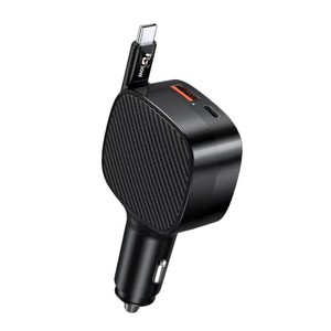 ที่ชาร์จแบตในรถชาร์จเร็วแบบสองพอร์ต PD QC3.0 120W 12-24V สำหรับรถยนต์แอปเปิล หัวเว่ย - Product Image 3