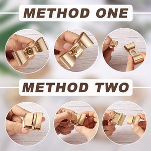 Craftdady Zinc Alloy Sets Turn Lock Clasp <b>Purse</b> Clutch Closure Bowknot Heart Flower Rectangle Twist Lock Fastener Bag Accessory - Product Image 5