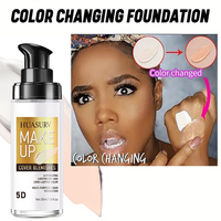 Fond de Teint Liquide Haute Pigmentation HUASURV en Gros, Crème de Maquillage Longue Durée Hydratante Couvrance Totale 30ml Teinte Moyenne
