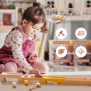 ของเล่นเด็กฝึกทำจากไม้เพื่อการศึกษาฝึกดนตรีพร้อมชุดติดตาม - Product Image 5