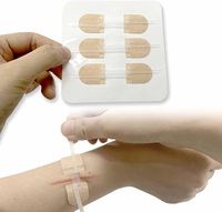 Dispositif de fermeture adhésive des plaies d'urgence, bande de pansement papillon, kit de bande de pansement Zipstitch