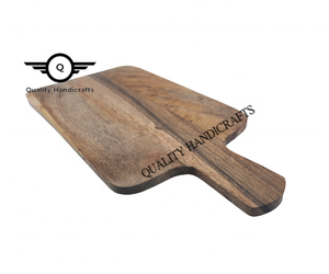 Planche à découper et blocs à découper en bois d'acacia de haute qualité, écologiques, 41x22cm, rectangulaires, pour la cuisine à domicile, artisanat d'Inde - Product Image 4
