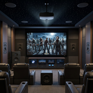Sistema de Altavoces para Cine en Casa, Altavoces Metálicos de Alta Gama, Sistema de Altavoces de Bajos, Solución de Equipamiento para Cine en Casa de 6.5 Pulgadas - Product Image 3