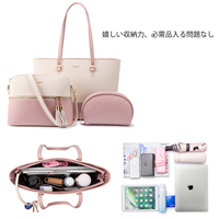 Tas Selempang Wanita Kulit PU Desainer Grosir 3pcs/set, Set Tas Tangan dan Dompet Mewah, Tas Tote Wanita Stylish