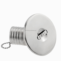 Coude en acier inoxydable 316 pour bouchon de réservoir de carburant et entrée d'eau, pièces et accessoires marins, quincaillerie de yacht