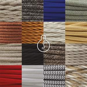 Amarcords-CANVAS BEIGE <span class=keywords><strong>Cable</strong></span> eléctrico textil 10 metros Conexión a tierra 3x075mm Aislamiento <span class=keywords><strong>de</strong></span> PVC Conductor <span class=keywords><strong>de</strong></span> cobre IP33 Uso aéreo - Product Image 5