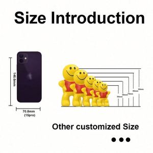 Wholesale Custom Pu Smiling Face <b>Man</b> Foam Stress Ball Anxiety Relief Sensory <b>Toy</b> Promotional Logo Printing Gift - Product Image 2