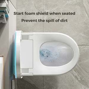 โถสุขภัณฑ์อัจฉริยะเซรามิกติดผนัง, โถสุขภัณฑ์อัตโนมัติแขวนอัจฉริยะห้องน้ำ - Product Image 3