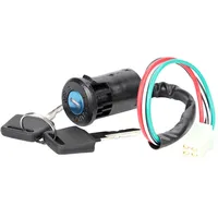 Nuevo interruptor de encendido de plástico con tapa de llave de 4 cables para ATV y moto de cross chinos de 50cc-250cc, piezas de repuesto para motocicleta y scooter