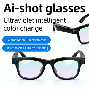 Gafas Inteligentes para Exteriores con IA, Grabación de Video WIFI, Cámara HD 1080P de 800W, Asistente de Voz con IA, IPX-4, Aplicación de Traducción en Tiempo Real - Product Image 3