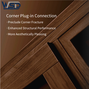 Fenêtres et portes en verre thermiques à économie d'énergie pour villas pliantes en PVC UPVC de Arch Wholesale WSD - Product Image 5