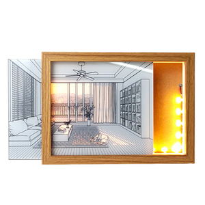 6x8 bóng hộp LED năng lượng hiệu quả chiếu sáng nghệ thuật ánh sáng lên khung ảnh trang trí nội thất cho phòng ngủ và phòng khách - Product Image 2