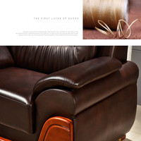 Canapé de style italien, mobilier de salon de luxe, cuir véritable, prix bas, design de meubles de salon