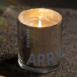 Bougie <span class=keywords><strong>parfum</strong></span>ée en verre transparent argenté, sensation haut de gamme, coffret cadeau d'anniversaire, sans fumée, <span class=keywords><strong>parfum</strong></span> romantique pour l'intérieur de la maison - Product Image 5