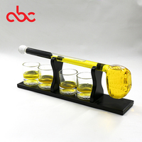 Usine Personnalisé Créativité Bar Vin Carafe Baseballs Amoureux Entraîneurs Cadeaux Batte De Baseball Whisky Carafe Verres De Baseball