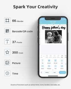 <span class=keywords><strong>Phomemo</strong></span> M110 <span class=keywords><strong>Precio</strong></span> de código QR <span class=keywords><strong>Impresora</strong></span> de etiquetas BT <span class=keywords><strong>Impresora</strong></span> de pegatinas térmicas directas de fotos portátil inalámbrica para Ios Android - Product Image 2