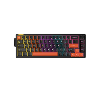 Furycube V68 68-Key Mechanical Gaming Keyboard Wired <b>USB</b>-<b>C</b> RGB Backlit Anti-Ghosting <b>Plug</b> Play Custom Rotary Knob PBT Keycaps - Product Image 1