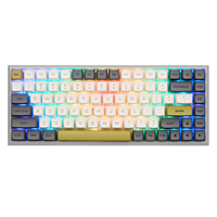 Clavier de jeu mécanique sans fil Motospeed SK84 BT, interrupteurs rouges et bleus, 84 touches, clavier anti-ghosting à échange à chaud