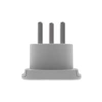 Adaptateur secteur Worldplug World vers Israël Convertisseur d'adaptateur de prise de voyage Israël 3 broches