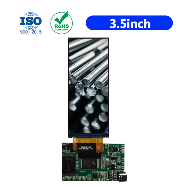 3.5 Inch 320x480 3SPI+18RGB TFT LCD Display ST7701S Normally Black Back-light LED -20-70C Long Bar Commercial POS Customer