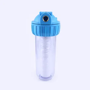 Filtro de água de 10 polegadas, cartucho de filtro de água único com suporte e chave