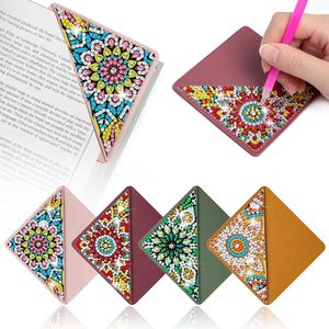 Marque-pages personnalisés en peinture <span class=keywords><strong>diamant</strong></span> - <span class=keywords><strong>Kit</strong></span> d'art de <span class=keywords><strong>broderie</strong></span> <span class=keywords><strong>diamant</strong></span> DIY pour adultes, accessoires de livre personnalisés - Product Image 1
