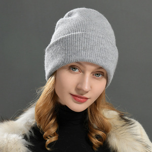 Custom Outdoor Pure Merino Wool <strong>Beanie</strong> <strong>Hat</strong> <strong>Men</strong> Women Lightweight Warm Winter Wholesale Unisex 100% Wool Knitted Ribbed <strong>Beanie</strong> - Product Image 4