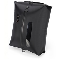 Sac de compression sous vide étanche en PVC avec pompe à air intégrée, épaisseur 6 fils, pour rangement de bagages, avec TPU, capacité 28L
