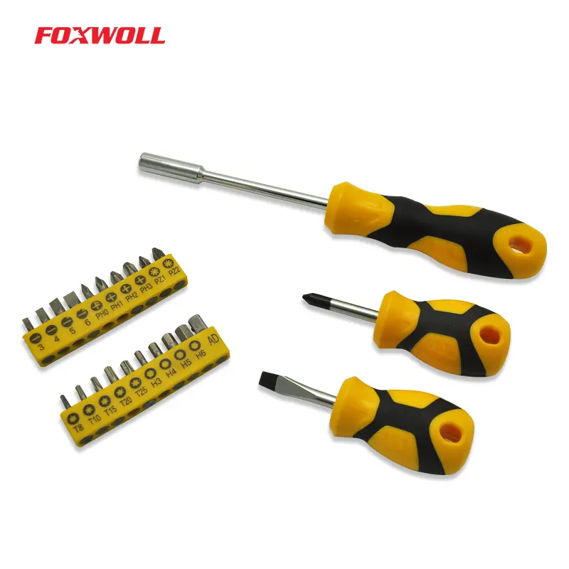 Screwdriver Bit Set with Magnetic Bit Holder