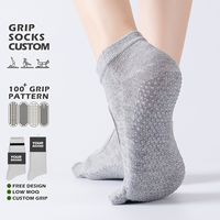Chaussettes de yoga personnalisées à cinq doigts pour femmes, dos ouvert, respirantes, antidérapantes, pour fitness en intérieur, Pilates, chaussettes de cheville personnalisées