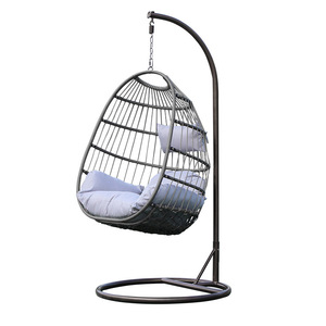 Hanging Birds Nest Basket <b>Swing</b> Chair <b>Top</b> Selling Modern Style Home Dining Kitchen Garden Metal PE Fabric - Product Image 4