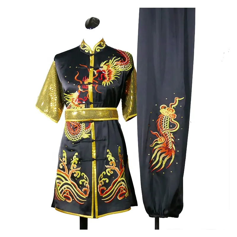 Kung Fu Uniform Kostuums Training Dragen Shaolin Shaolin Monnik Uniform