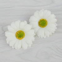 Aierflorist 50pc Bunga Gerbera Liar Afrika Buatan dari Sabun - Buket Bunga Daisy Matahari Aksesoris Dekoratif