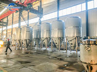 Cuve de Fermentation en Acier Inoxydable de Qualité Alimentaire, Résistante à la Corrosion, Fabricant