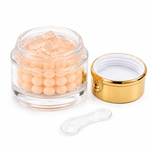 Crema Viso con Capsule di Astaxantina, Idratante Antiossidante Avanzato Anti-Età per Pelle Spenta, Illuminante, Rassodante <span class=keywords><strong>e</strong></span> Idratazione Profonda - Product Image 1