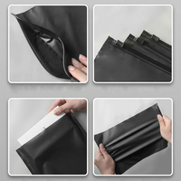 Sac d'emballage en plastique écologique avec fermeture éclair coulissante pour vêtements, t-shirts et sous-vêtements