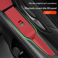 Pour Toyota Alphard 2023-2025 – Cache-boutons de lève-vitres en silicone – Accessoires de protection et d'amélioration de l'intérieur de la voiture