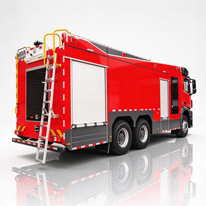 Camion de pompiers MerceDS 6x4 18T avec réservoir d'eau, moteur diesel Euro 5, pour aéroport, parc industriel, lutte contre les incendies à grande échelle, sauvetage - Product Image 3