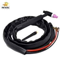 Torche de soudage TIG WP12 500A refroidie à l'eau avec tête rigide, pistolet de soudage à l'arc à l'argon robuste, pièce de rechange pour soudeur industriel